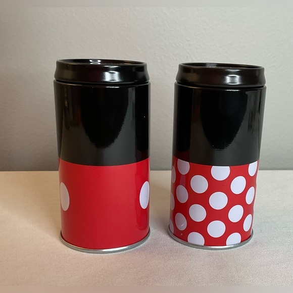Disney Mickey & Minnie Salt and Pepper Tins - Picture 2 of 3